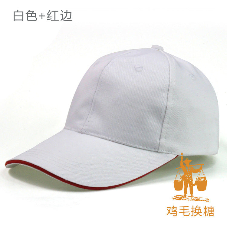 Wholesale Advertising Printed Logo Embroidery Sandwich Cotton Baseball Cap