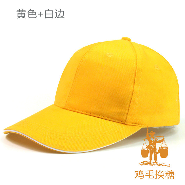 Wholesale Advertising Printed Logo Embroidery Sandwich Cotton Baseball Cap