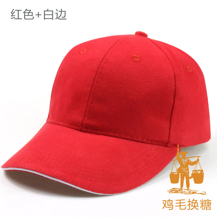 Wholesale Advertising Printed Logo Embroidery Sandwich Cotton Baseball Cap