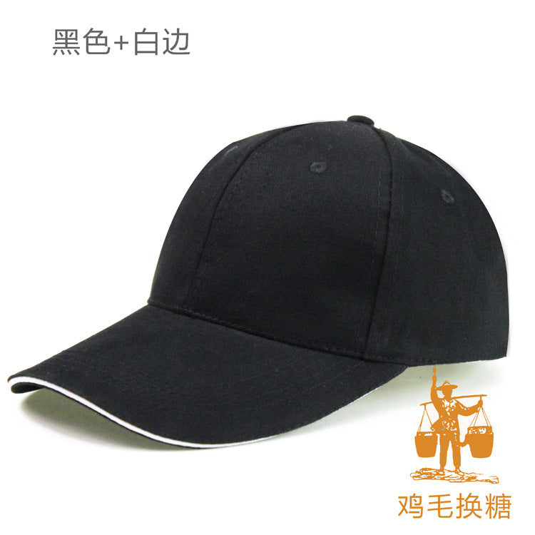 Wholesale Advertising Printed Logo Embroidery Sandwich Cotton Baseball Cap