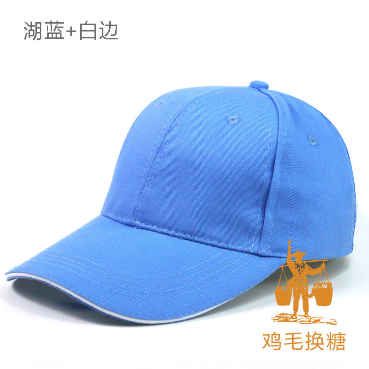 Wholesale Advertising Printed Logo Embroidery Sandwich Cotton Baseball Cap