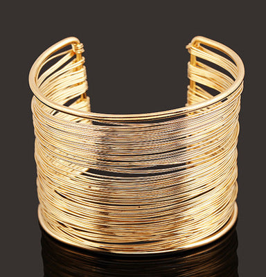 Wholesale Vintage Exaggerated Metal Open Bracelet