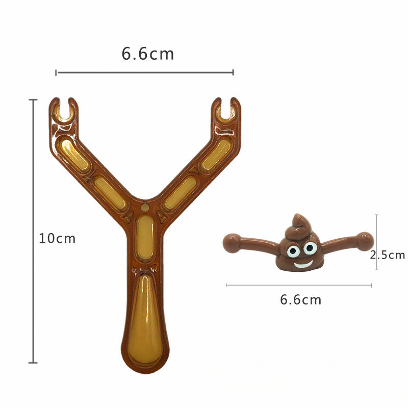 Wholesale Release of TPR Feces Slingshot Children's Toys