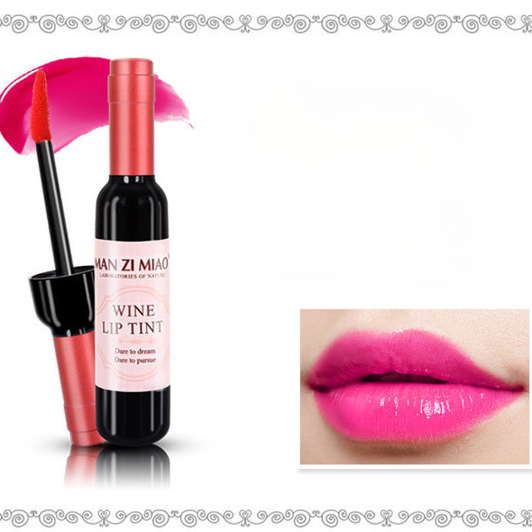 Wholesale Plastic Red Wine Bottle Lip Gloss Lip Tint