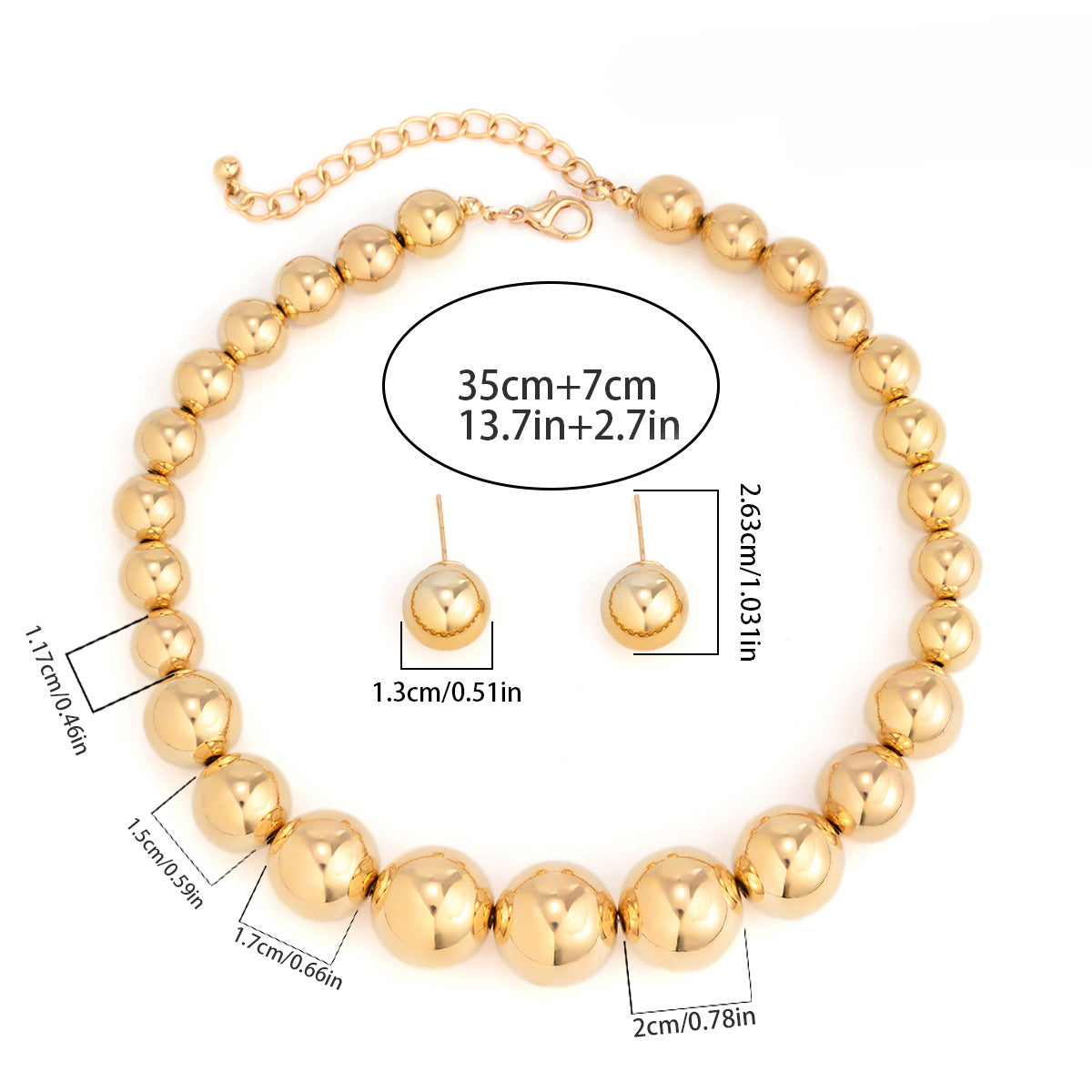 Wholesale Exaggerated Large Bead Pearl Necklaces