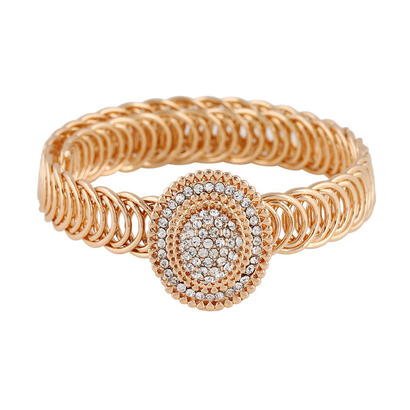 Wholesale Metal Diamond Adjustable Bracelet