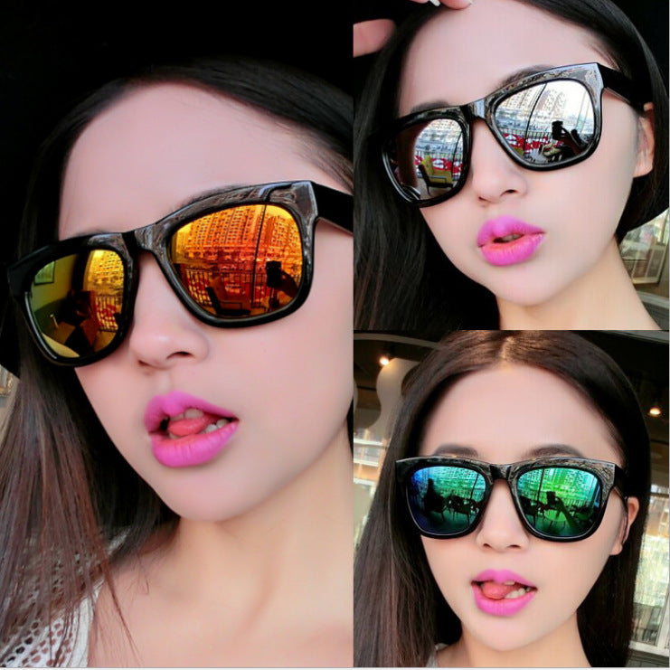 Wholesale Sunglasses Reflective Color Film Fashion Trend Sunglasses