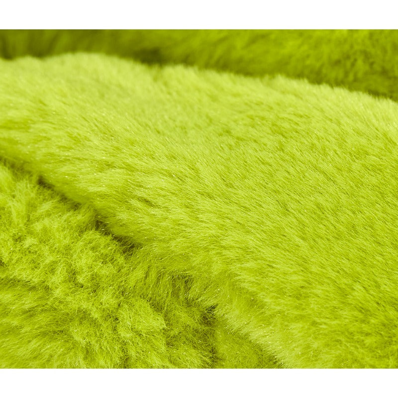 Wholesale Solid Color Knotted Plush Storage Bag