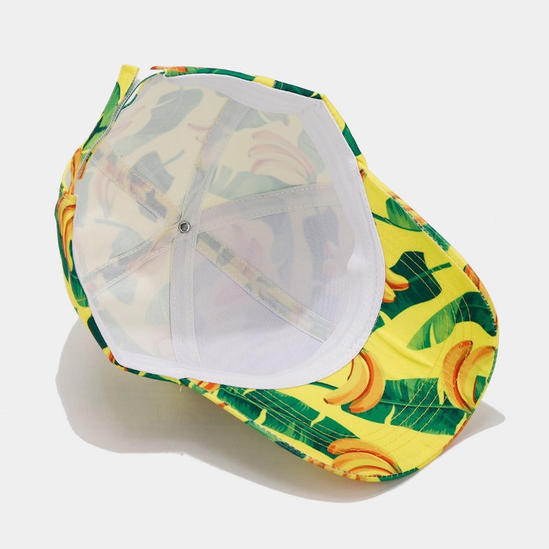 Wholesale Tropical Fruit Banana Print Baseball Cap