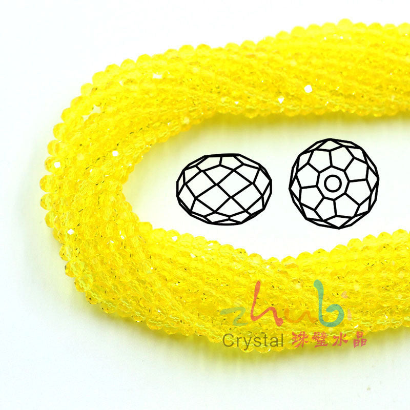 Wholesale 6-12MM Flat Beads Glass Wheel Crystal Beads Lanyard