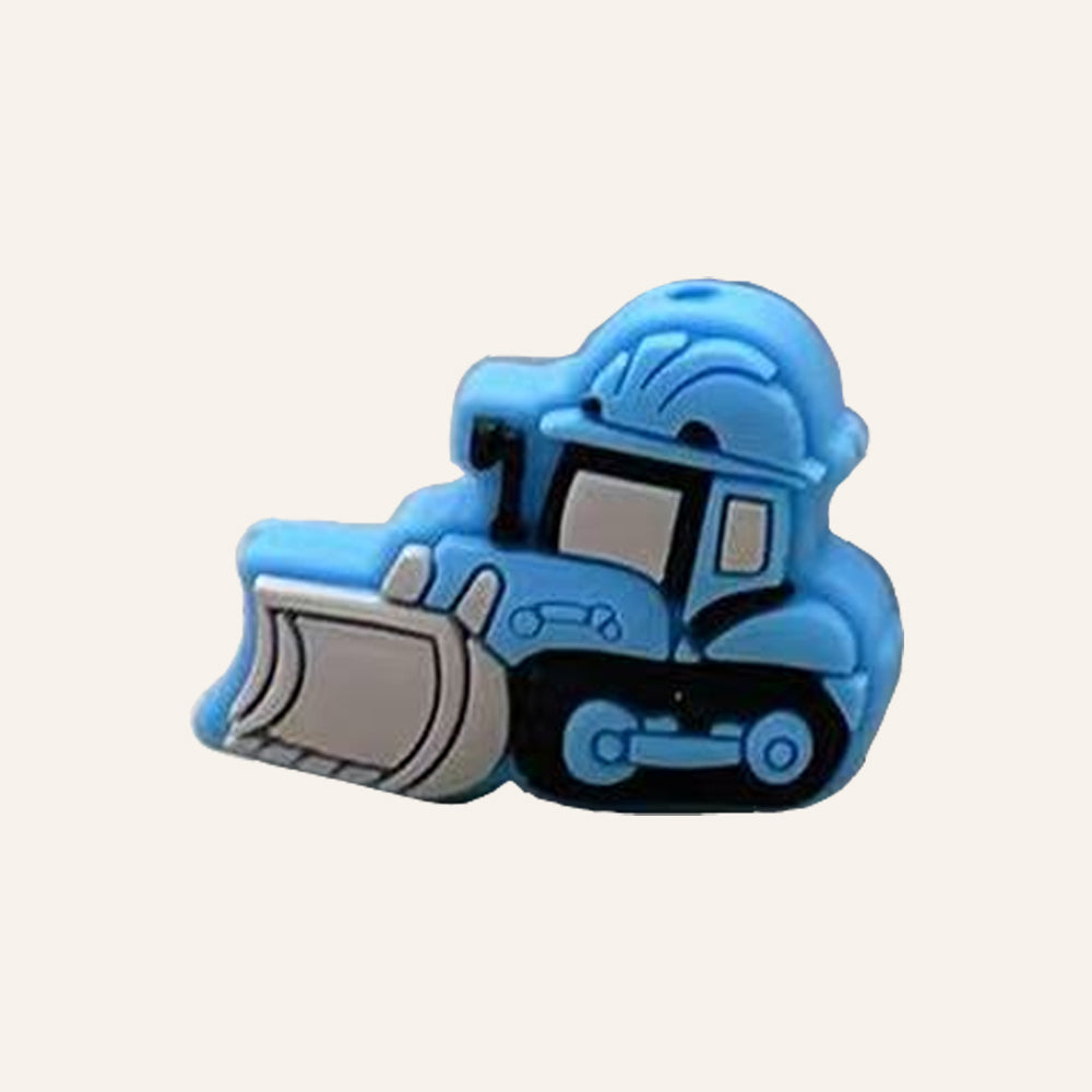 Wholesale 20pcs 3D Cute Truck Model Colorful Beads
