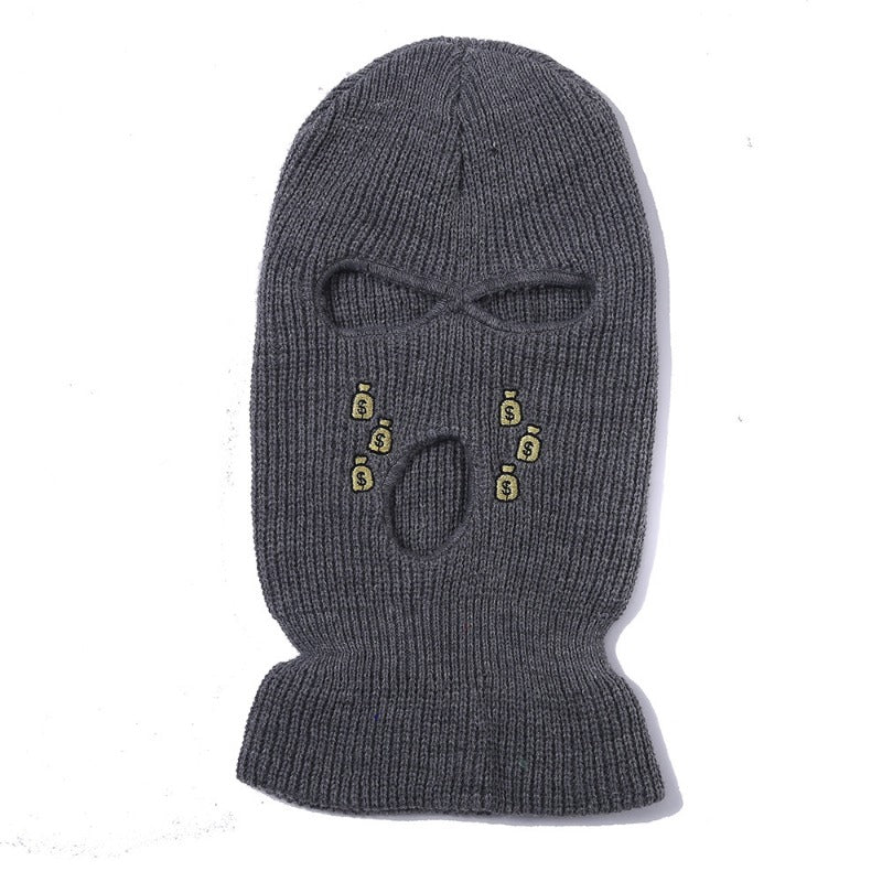 Wholesale Batch Winter Three Hole Hat Money Tears Knitted Hat