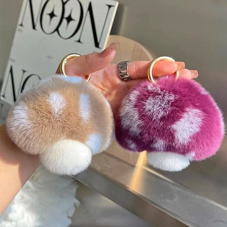 Wholesale Plush Mushroom Keychain