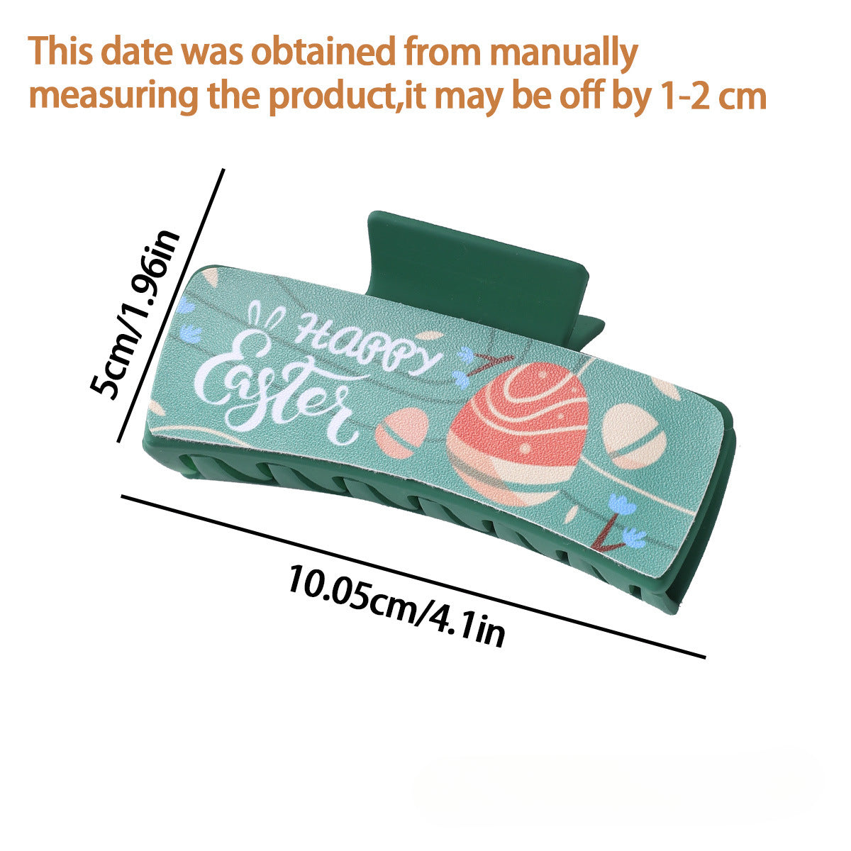 Wholesale Easter Bunny Egg Colored PU Hair Clips