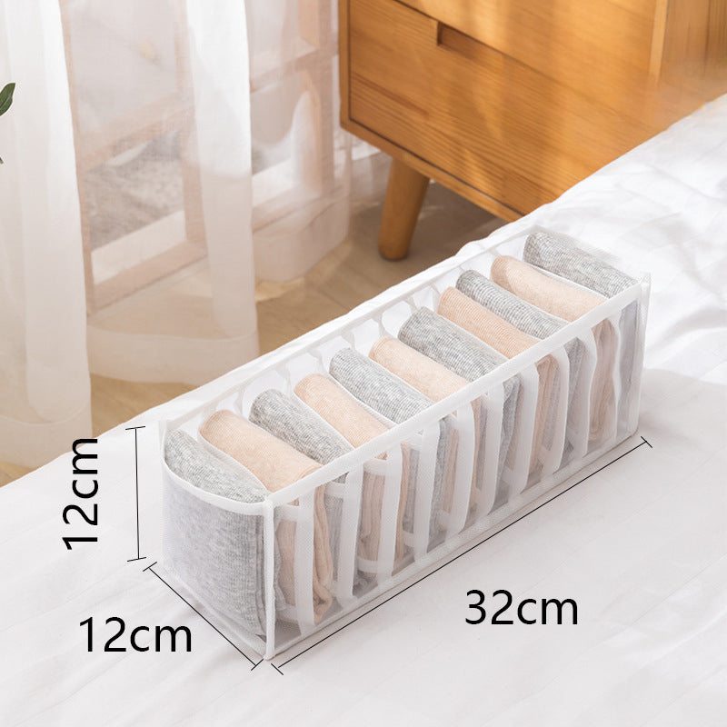 Wholesale Socks and Underwear Three-in-one Household Drawer Mesh Storage Box