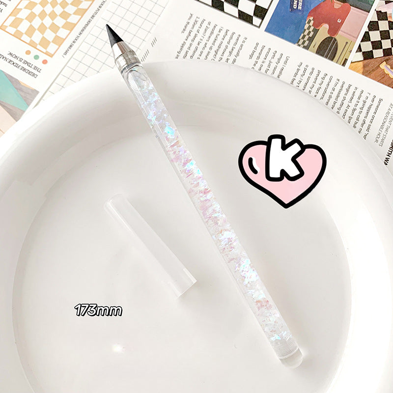 Wholesale Quicksand Pencils Eternal Plastic Pencils Colored Pencils