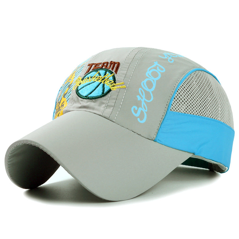 Wholesale Children's Polyester Embroidered Quick Drying Baseball Caps