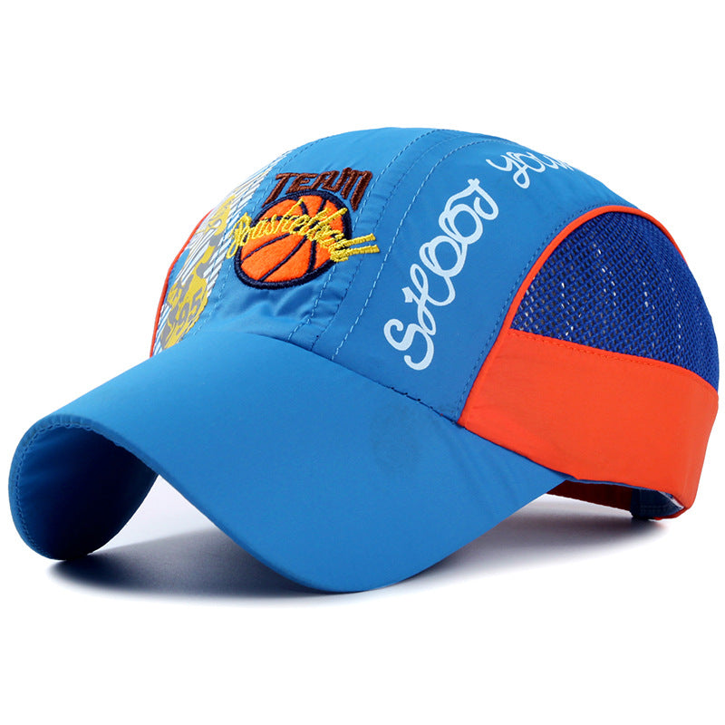 Wholesale Children's Polyester Embroidered Quick Drying Baseball Caps