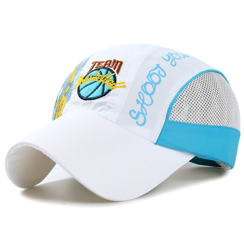 Wholesale Children's Polyester Embroidered Quick Drying Baseball Caps