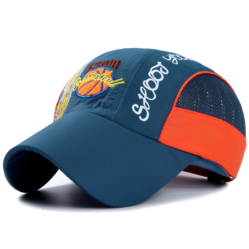 Wholesale Children's Polyester Embroidered Quick Drying Baseball Caps