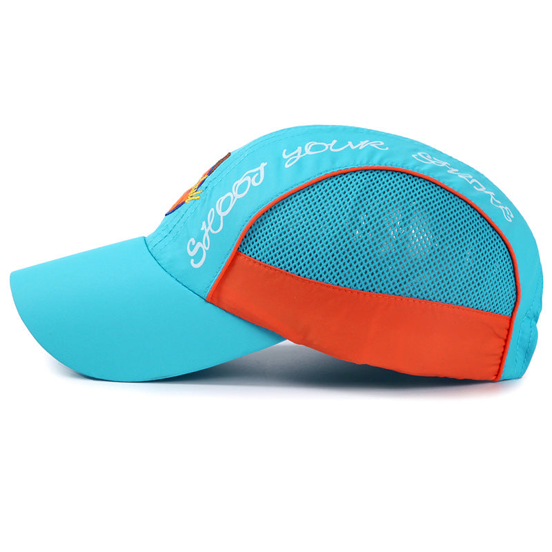Wholesale Children's Polyester Embroidered Quick Drying Baseball Caps