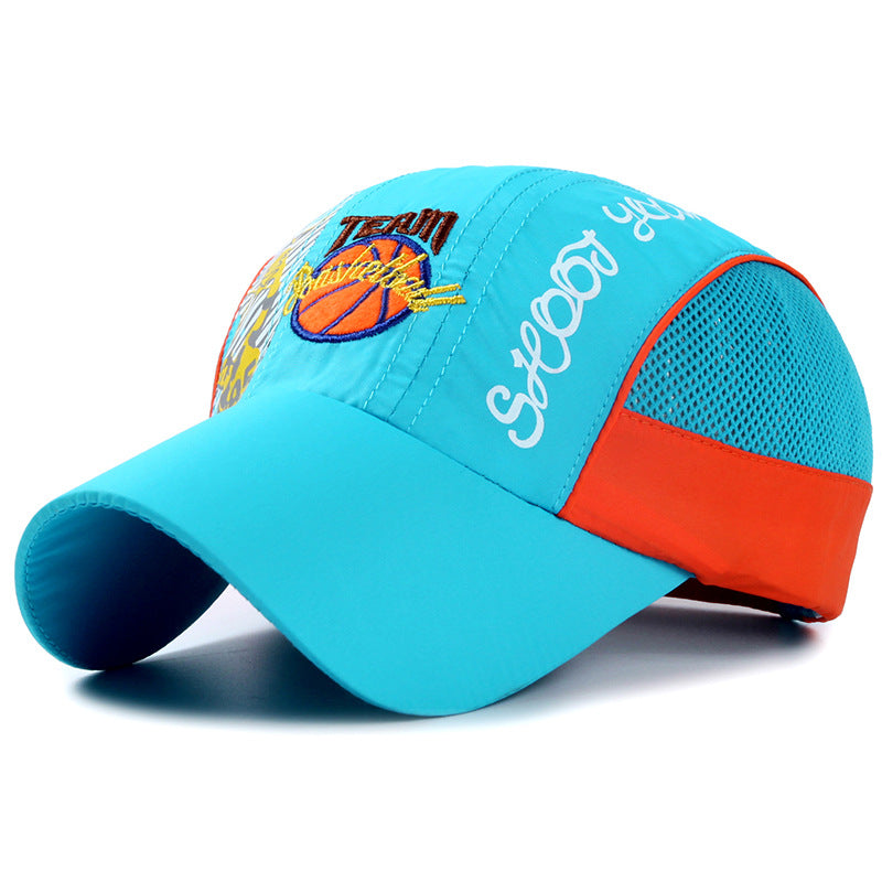 Wholesale Children's Polyester Embroidered Quick Drying Baseball Caps