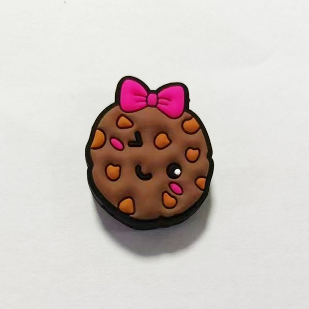 Wholesale 10pcs Silicone Cute Cartoon Animal Cookies Coffee Beads