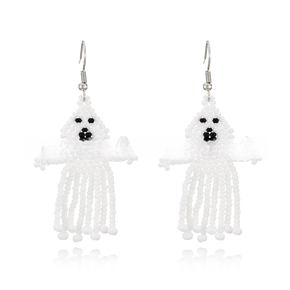 Wholesale personalized halloween tassel earrings for women