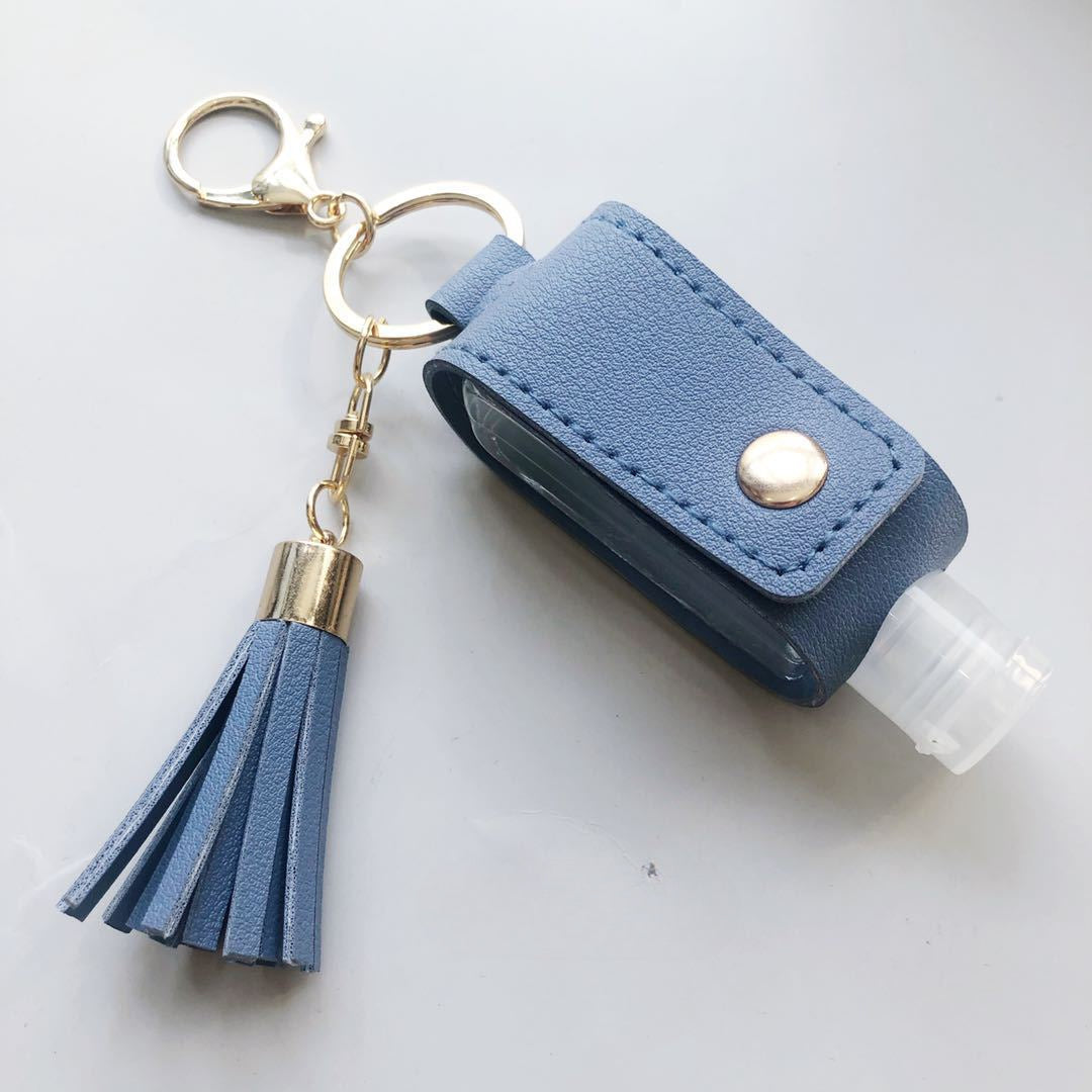 Wholesale Leather Case Perfume Bottle Storage Bag T-shaped Bottle Key Ring