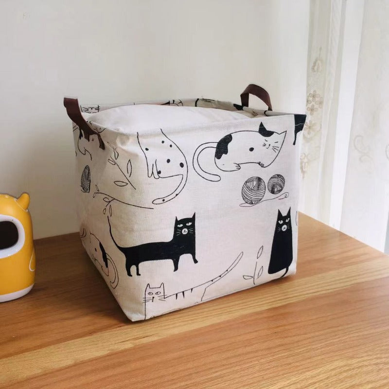 Wholesale Cotton and Linen Foldable Waterproof Portable Storage Box