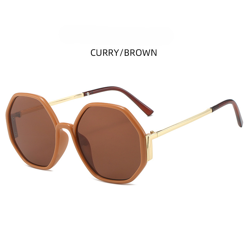 PC mayorista 2023 Nuevas gafas de sol en las damas redondas de verano