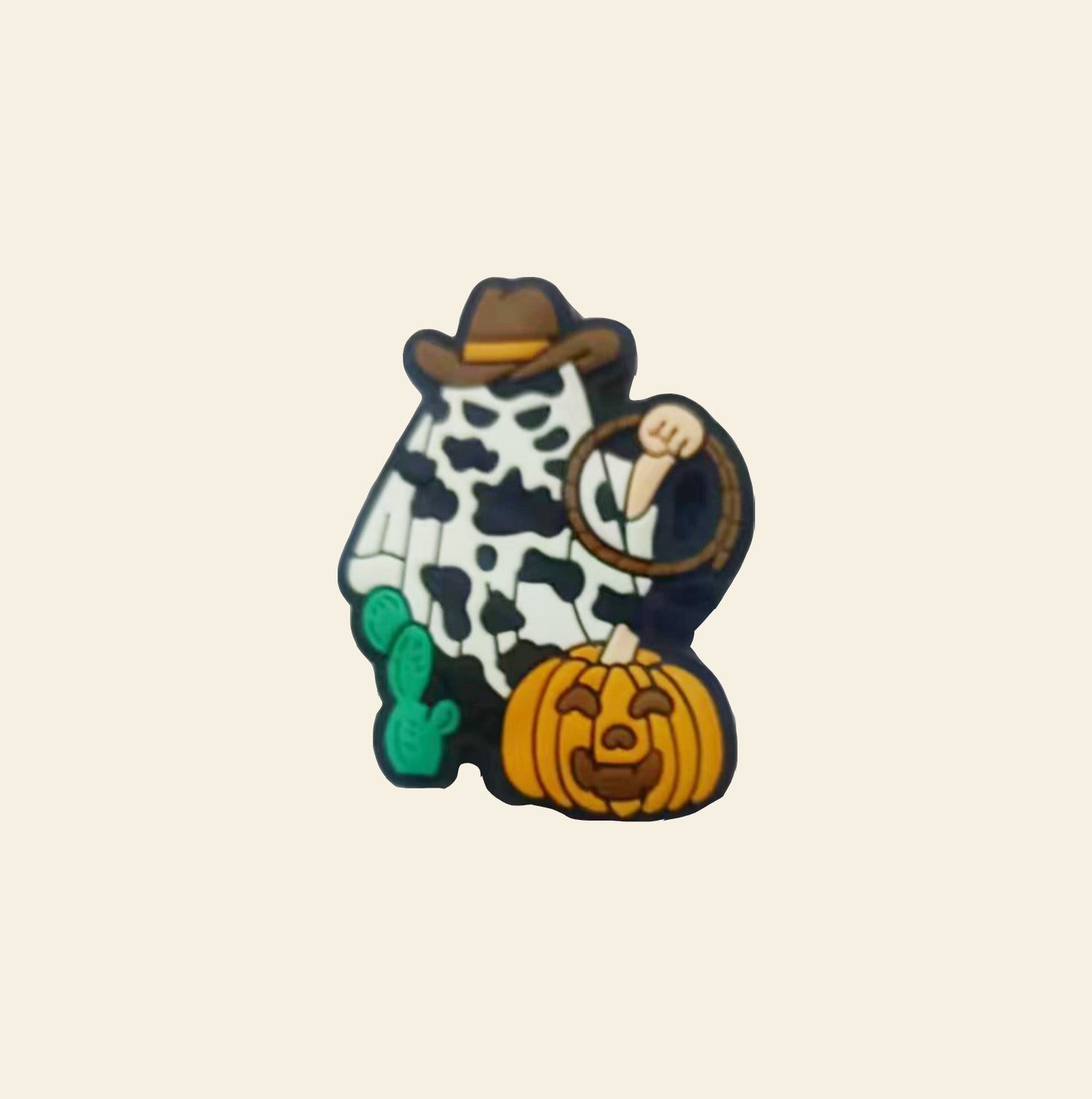 Wholesale 10 Pcs Cartoon Western Style Cowboy Silicone Beads