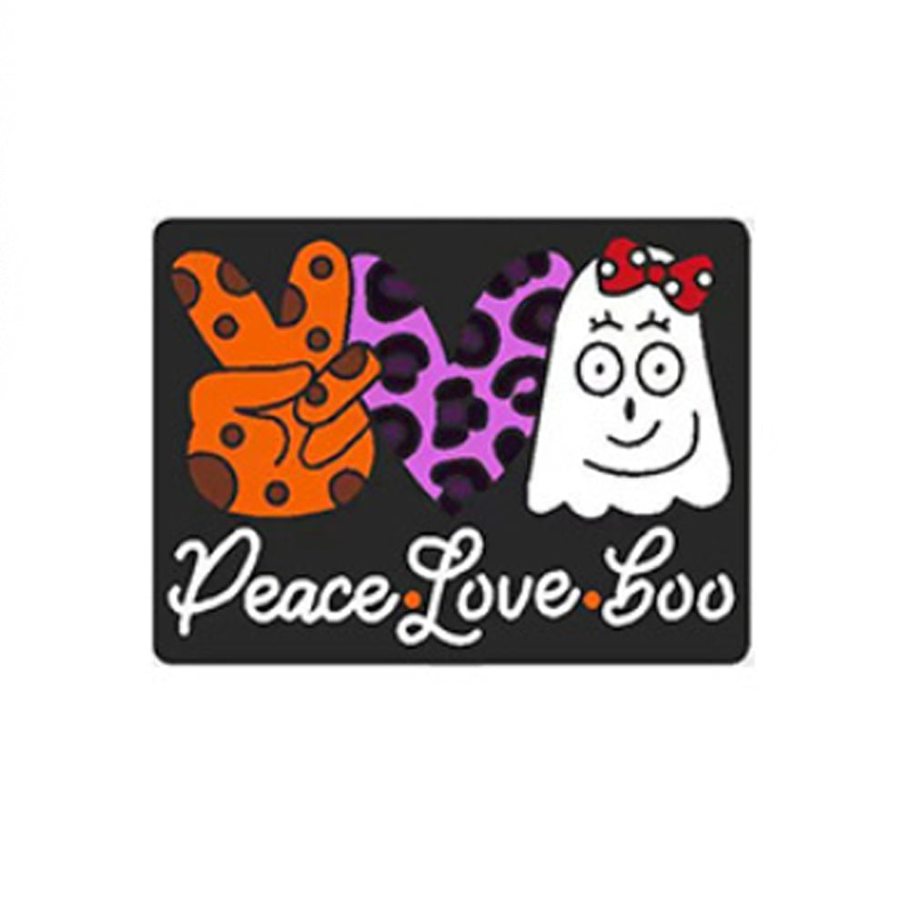 Wholesale 10pcs Cartoon Ice Cup Ghost Letter Pattern Silicone Beads