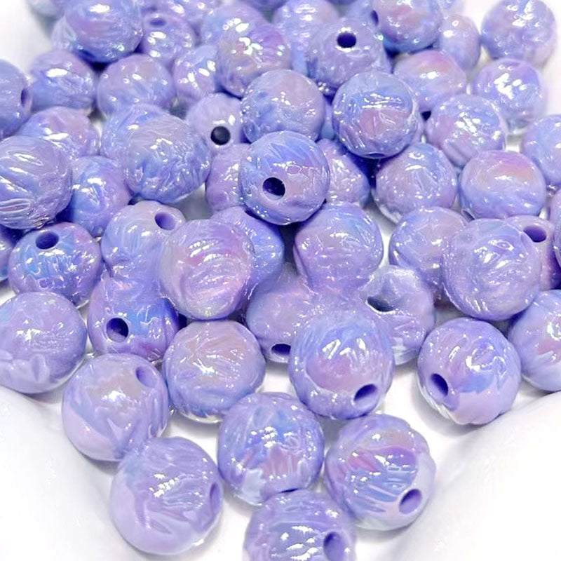 Wholesale 200PCS Baroque Popcorn Acrylic Beads