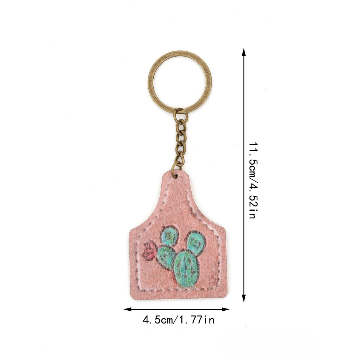 Wholesale of Western Style Leather Keychains