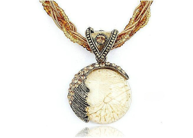 Wholesale Bohemian Retro Ethnic Style Alloy Necklace