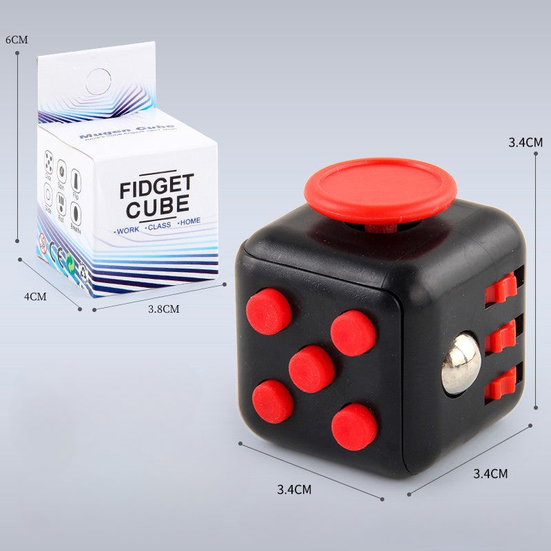 Wholesale 6-sided UV Decompression Infinite Finger Mini Magic Cube