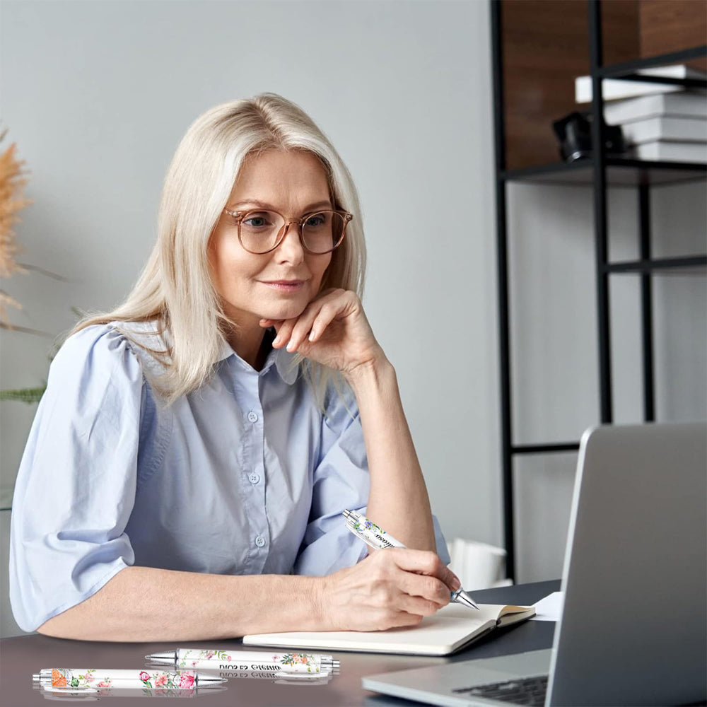 Wholesale 15pcs Spanish Inspirational Bible Verses Plastic Round Pen Body for Office and Gifts