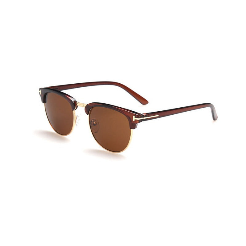 Wholesale Half-frame Men's and Women's PC Sunglasses