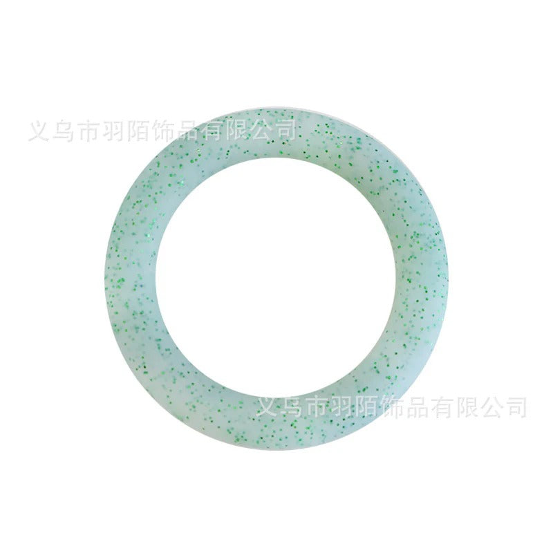 Wholesale 20PCS Glitter Silicone Ring