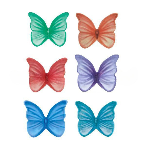 Wholesale Watercolor Butterfly Edible Glutinous Rice Paper Birthday Cake Decoration Sticker