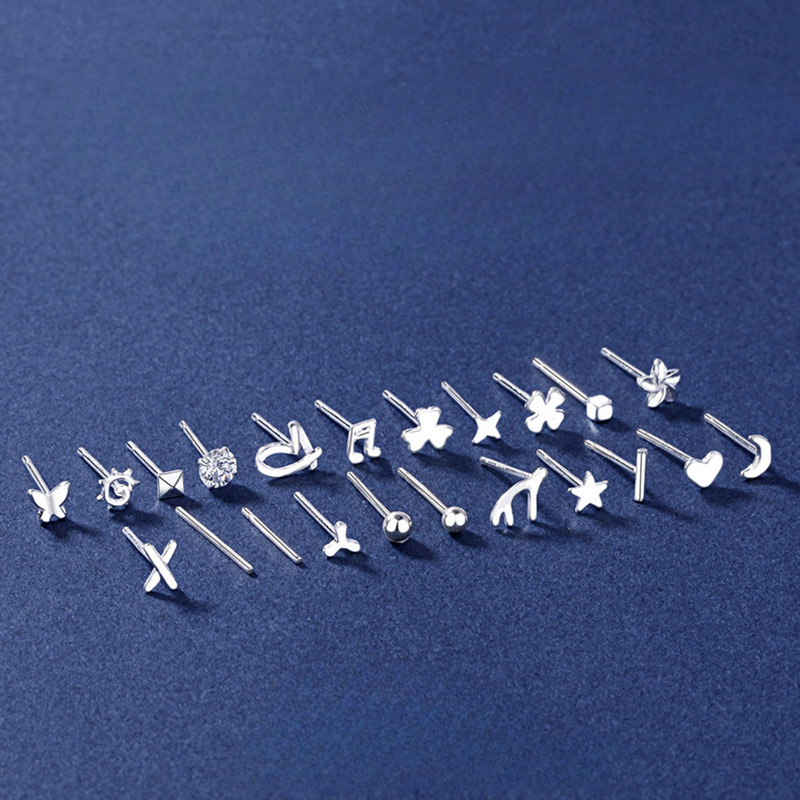 Wholesale s999 sterling silver Small Earrings