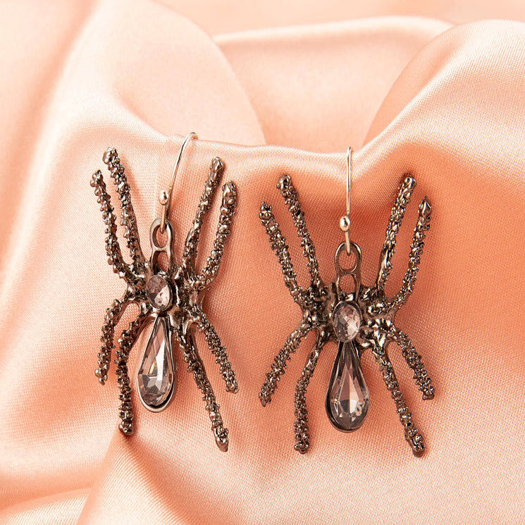 Wholesale Halloween Gothic Ghost Spider Skull Alloy Earrings
