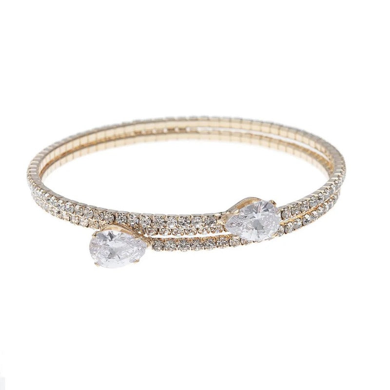 Wholesale Claw Chain Snake Rhinestone Simple Evening Fashion Zircon Bracelet