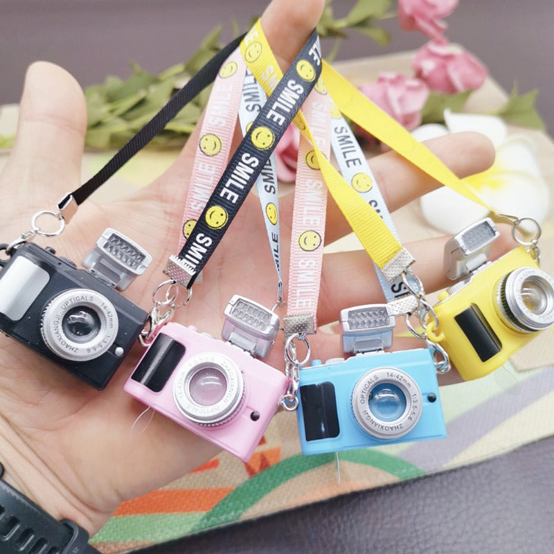 Wholesale LED Light Emitting Sound Simulation SLR Camera Keychain