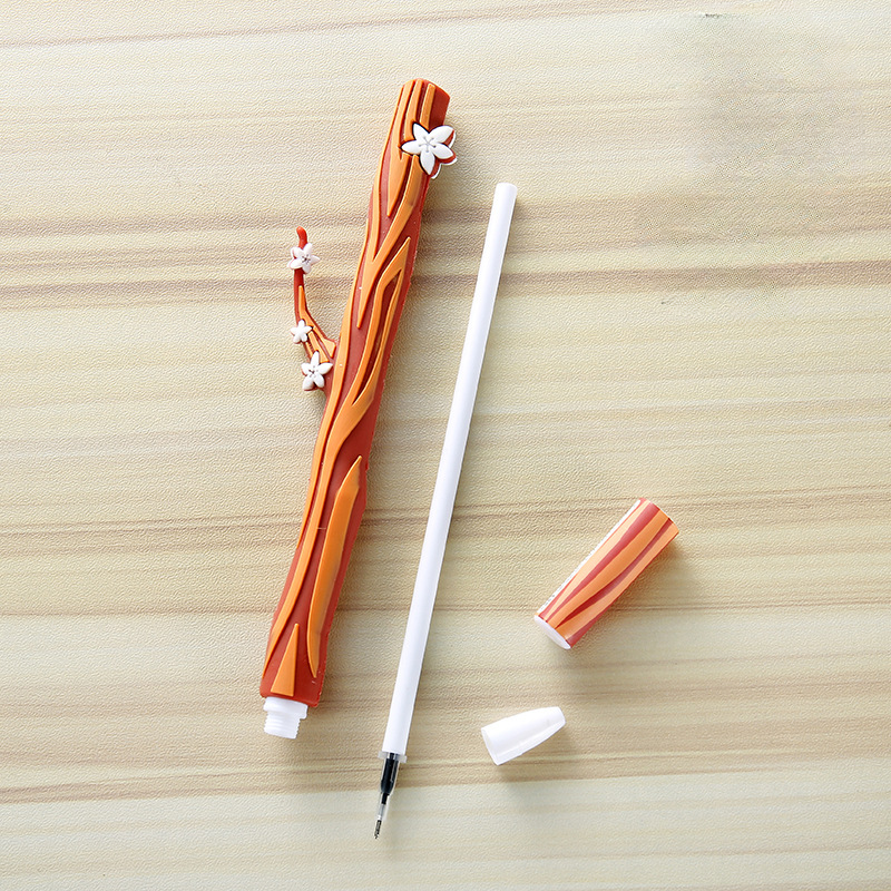 Pen de gel de forma de árbol de plástico al por mayor