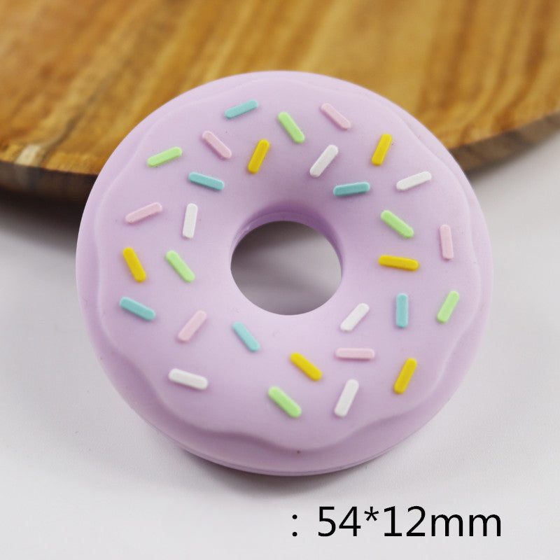 Wholesale 10PCS/PACK Silicone Sandwich Biscuits Donuts Anti-Eater Teether