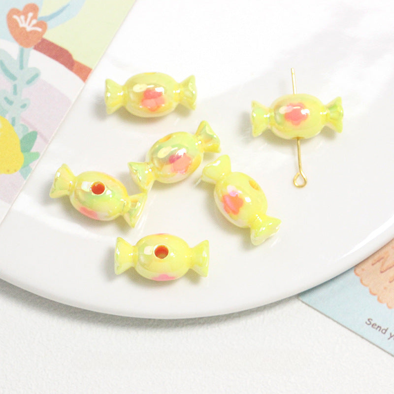 Wholesale Acrylic Love Star Candy Beads