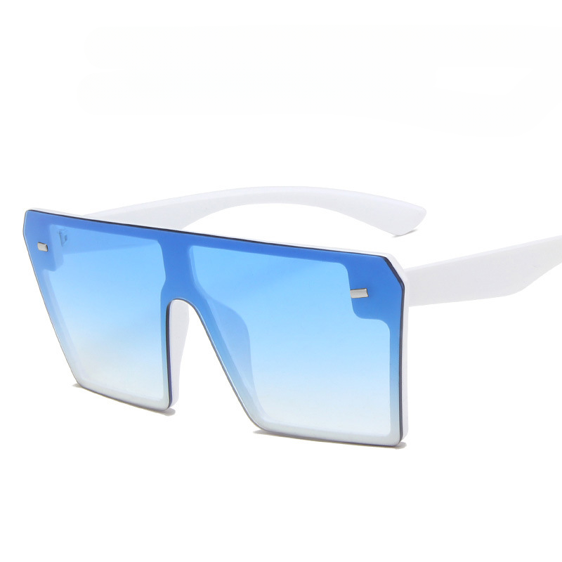 Wholesale PC Rice Nail Square Frame Conjoined Piece Sunglasses