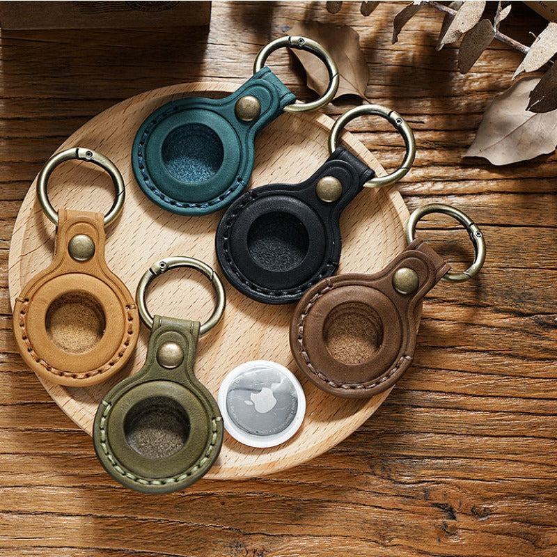 Wholesale for Apple AirTag Anti-loss Protective Case Leather Keychain